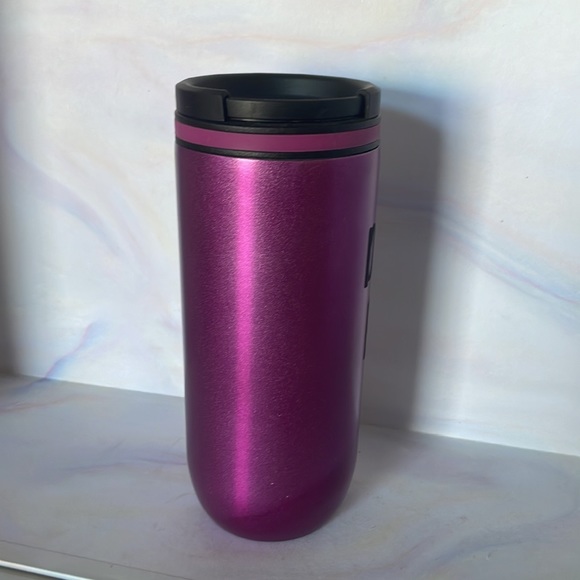 Drunko bunco mug twisting sealing lid fuchsia pink purple Togo cup - Picture 4 of 6